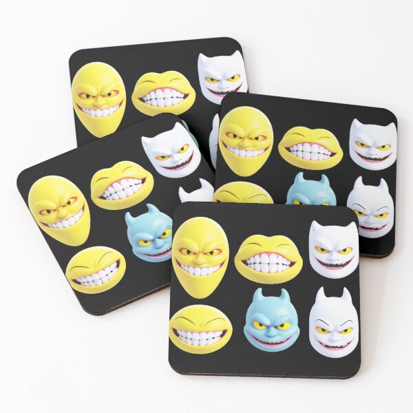 Item preview, Mischievous Emoticon Heads Sticker Pack designed and sold by Rothnaric.