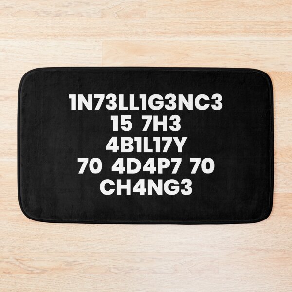 Item preview, Intelligence Is The Ability To Adapt To Change designed and sold by ideograma.