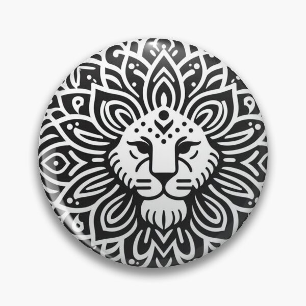Item preview, Rangoli Lion Face art  designed and sold by ZulryLifestyles.