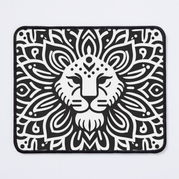 Item preview, Rangoli Lion Face art  designed and sold by ZulryLifestyles.
