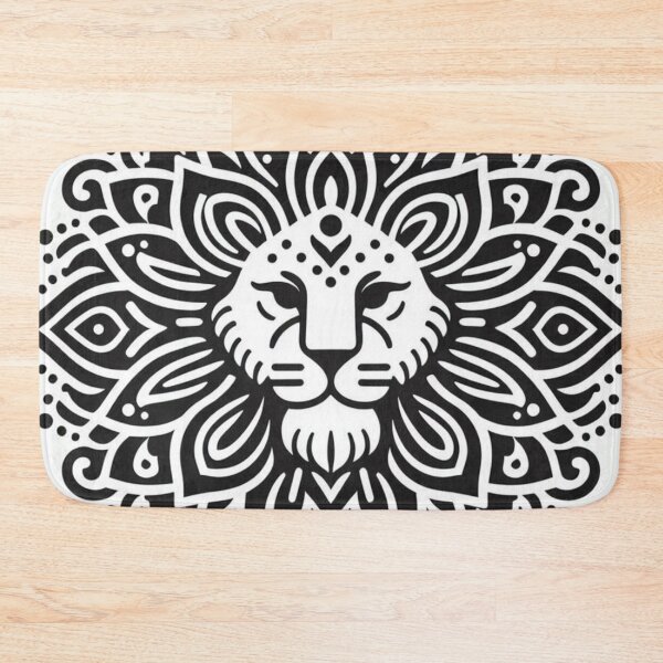 Item preview, Rangoli Lion Face art  designed and sold by ZulryLifestyles.