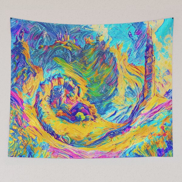 Item preview, Fibonacci Floral Chaos in Vibrant Fantasy designed and sold by blackhalt.