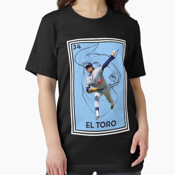 Vista previa del artículo con la obra «Fernando Valenzuela El Toro», diseñado y vendido por ArtByGhaada.