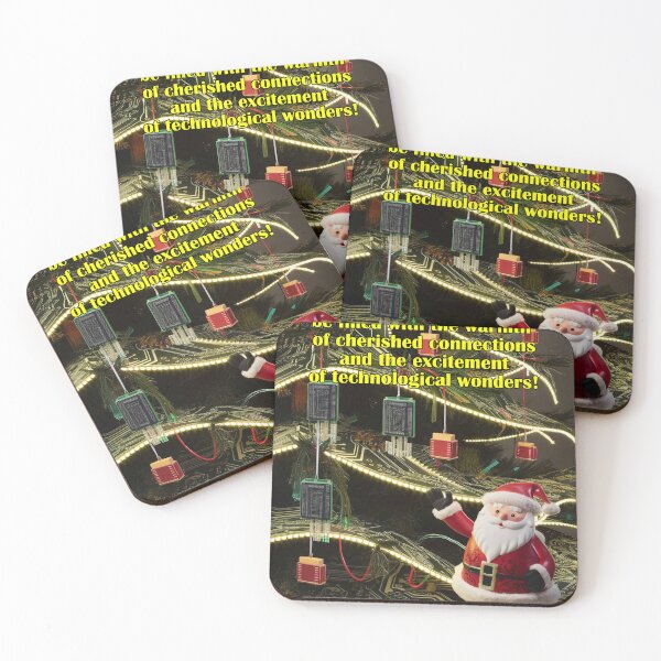Item preview, Circuit board-inspired christmas tree designed and sold by likbatonboot.