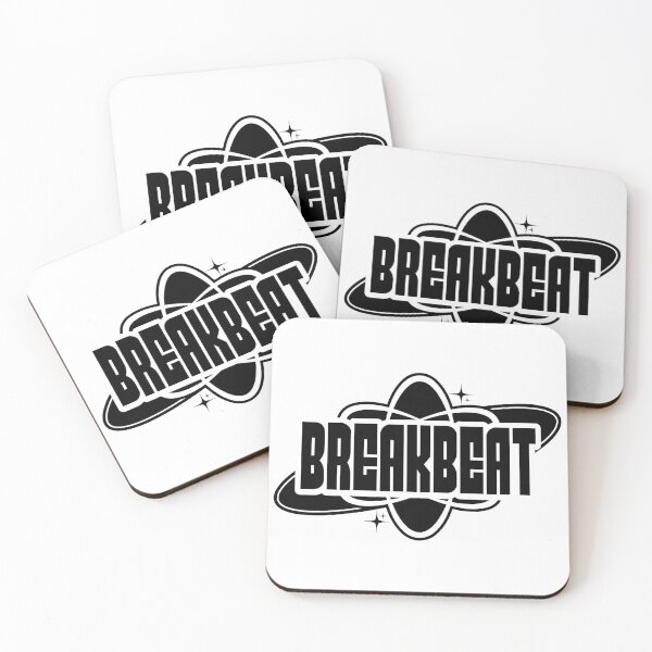 Artikelvorschau, BREAKBEAT - Y2K Atom (Schwarz) entworfen und verkauft von Discothreadz.