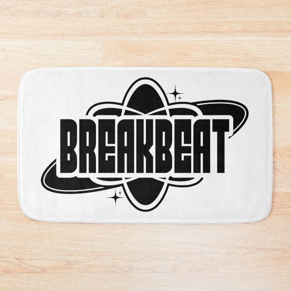Item preview, BREAKBEAT  - Y2K Atom (Black)  designed and sold by Discothreadz.