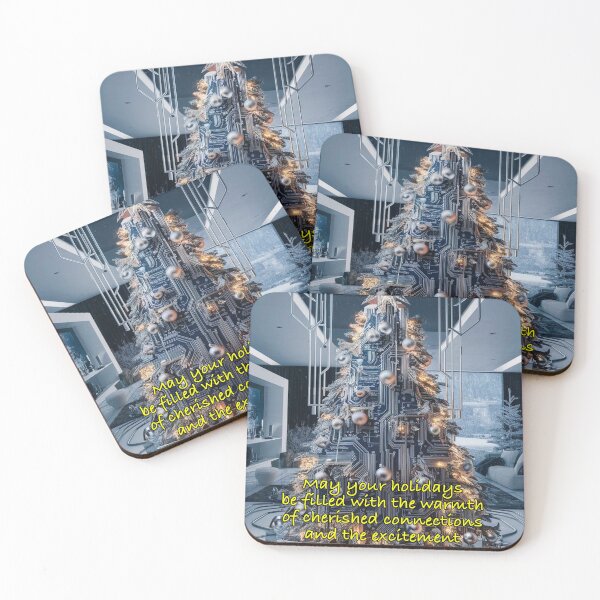 Item preview, Circuit board-inspired christmas tree designed and sold by likbatonboot.