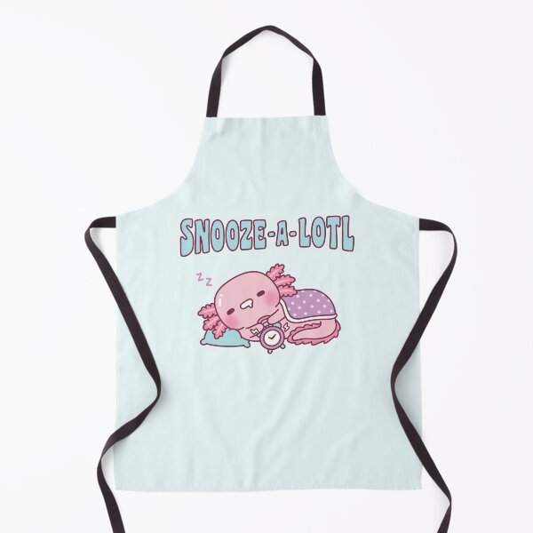 Artikelvorschau, Netter schlafender Axolotl Snooze A Lotl Lustiges Wortspiel entworfen und verkauft von rustydoodle.