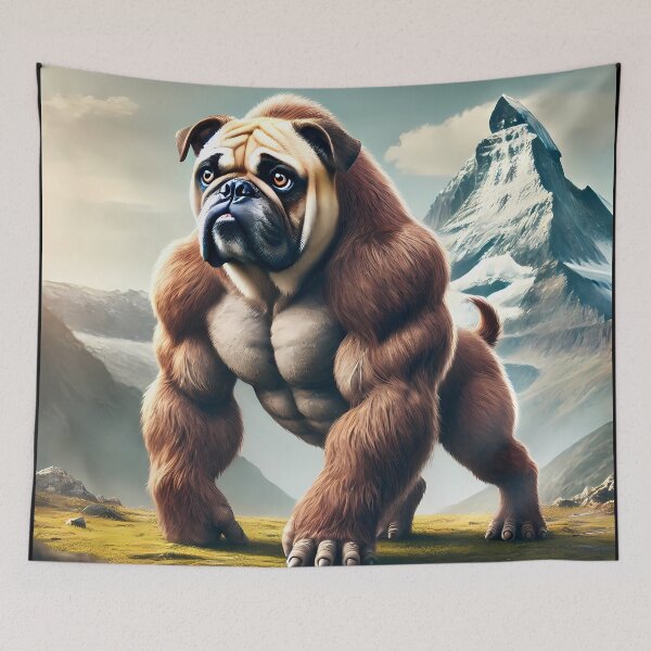 Item preview, Bulldog and gorilla hybrid animal designed and sold by Astralia.