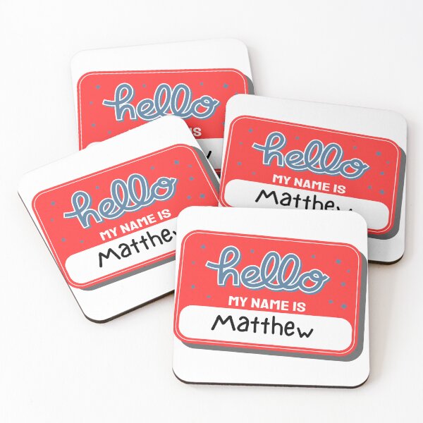 Item preview, Hello My Name Is Matthew designed and sold by babyrage.