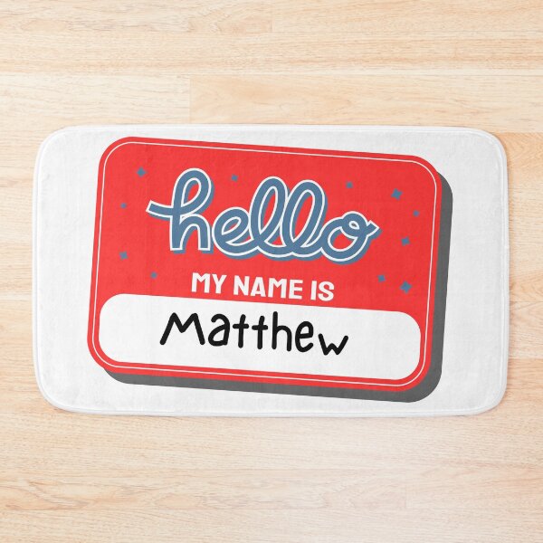 Item preview, Hello My Name Is Matthew designed and sold by babyrage.