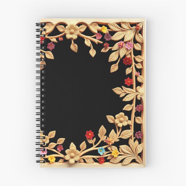 Item preview, Frame of Wooden Flowers designed and sold by SparkSpiral.