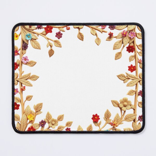 Item preview, Frame of Wooden Flowers designed and sold by SparkSpiral.