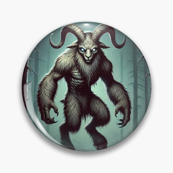 Item preview, Blue Goat Man Cryptid designed and sold by blugost.