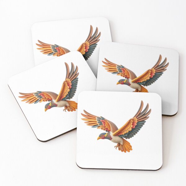 Item preview, Colorful Bird Flying with Wings Open designed and sold by SparkSpiral.