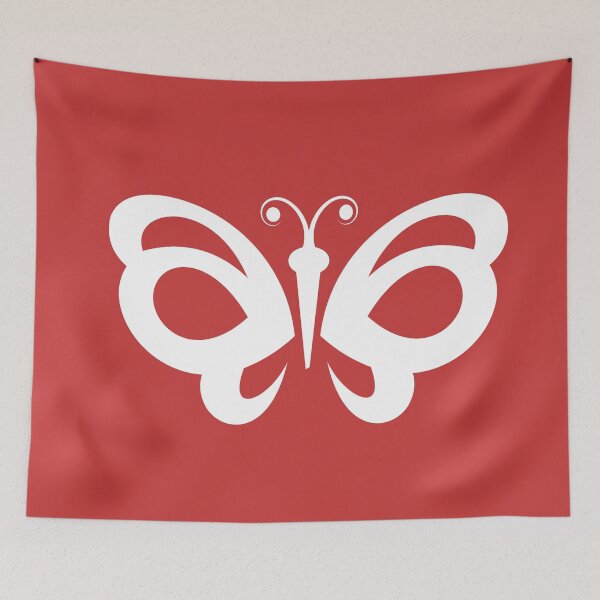 Item preview, Butterfly Design On Dark Red designed and sold by studioart.