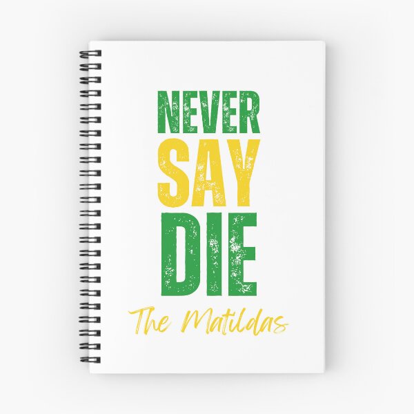Artikelvorschau, Das Matildas Never Day Die-Design entworfen und verkauft von DestinationAU.