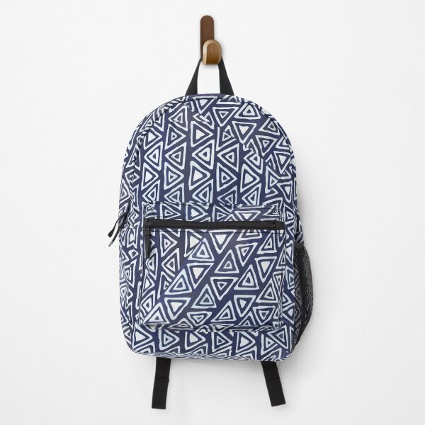 Item preview, Abstract Blue Tribal Triangle Design designed and sold by weserscs.