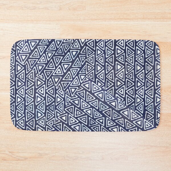Item preview, Abstract Blue Tribal Triangle Design designed and sold by weserscs.