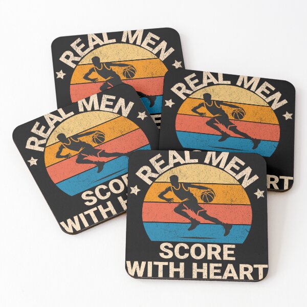Item preview, Real Men Score with Heart, Basketball T-shirt, Gift for Basketball Players, Unisex Sports Tee designed and sold by tennsuicom.