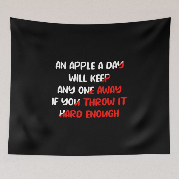 Item preview, An Apple A Day Funny designed and sold by Kannan-Ravi.