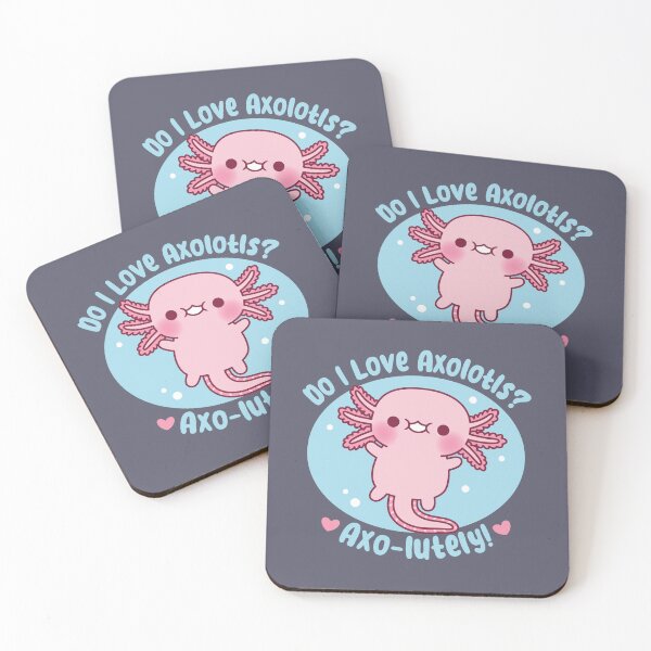 Item preview, Cute Do I Love Axolotls Axo-lutely Funny Pun designed and sold by rustydoodle.