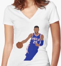 Ben Simmons Women's Fitted V-Neck T-Shirt