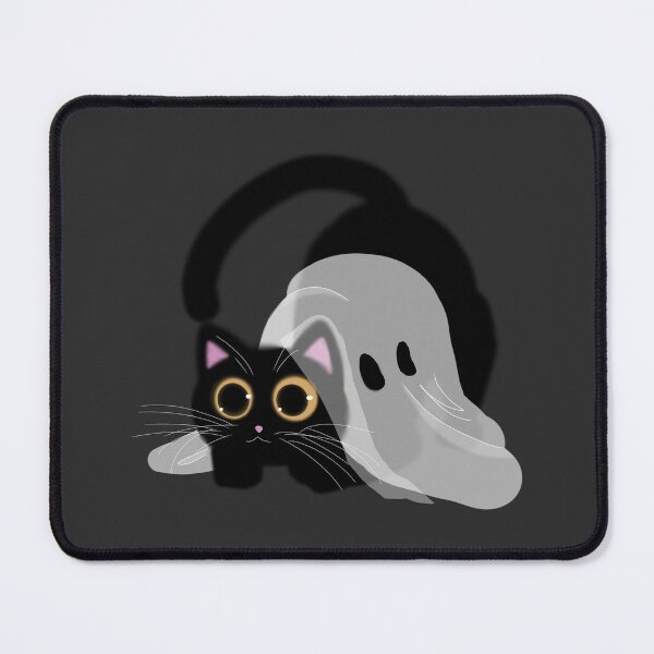 Item preview, Fuzzy Kitty with transparent ghost cloth designed and sold by BreadyArtDesign.