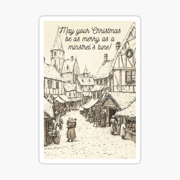 Artikel-Vorschau von Mittelalterlicher Weihnachtsmarkt, designt und verkauft von Medievalists.net.
