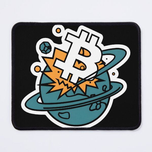 Item preview, Bitcoin Stardust Trail Crypto’s Celestial Footprints designed and sold by RadDeck.