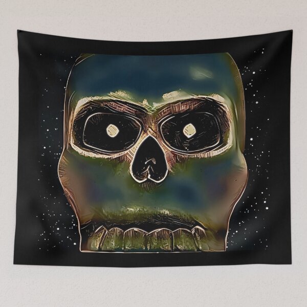 Item preview, Spooky Space Skull designed and sold by Infernal Machines.