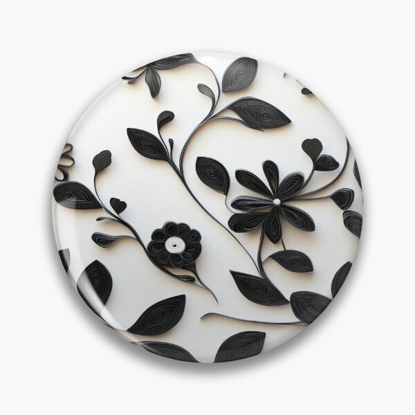 Item preview, Black Paper Floral designed and sold by PrintsByFrank.