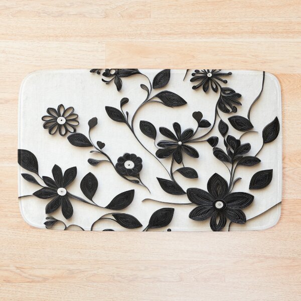 Item preview, Black Paper Floral designed and sold by PrintsByFrank.