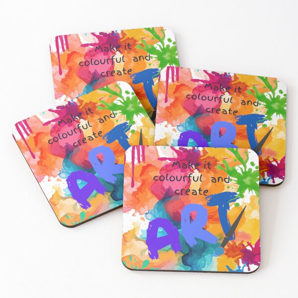 Item preview, Make it colourful designed and sold by Bold Colour Art.
