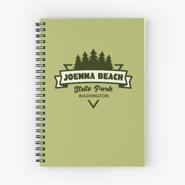 Item preview, Joemma Beach State Park Washington Trees And Ribbon designed and sold by bivenart.