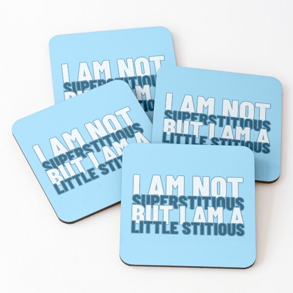 Item preview, I Am Not Superstitious But I Am A Little Stitious designed and sold by Fanverse Merchandise.