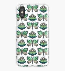 Seamless pattern with flowers and butterflies iPhone Case