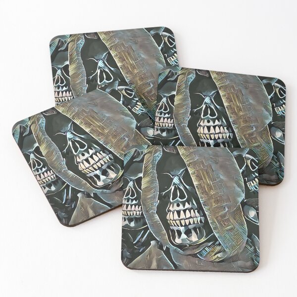 Item preview, Spooky Hooded Skulls designed and sold by Infernal Machines.