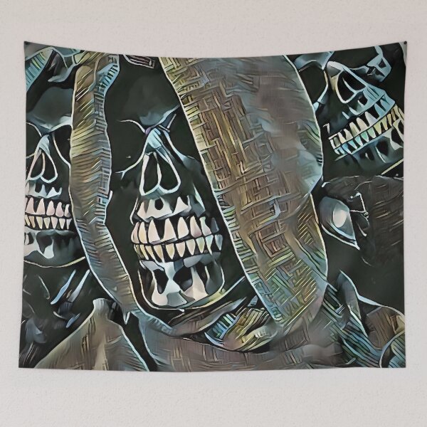 Item preview, Spooky Hooded Skulls designed and sold by Infernal Machines.