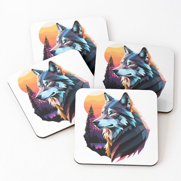 Item preview, Prismatic Wolf - Spirit of the Wild designed and sold by Jezler.
