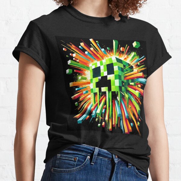 Artikel-Vorschau von Minecraft Creeper Retro, designt und verkauft von Psychacharm.