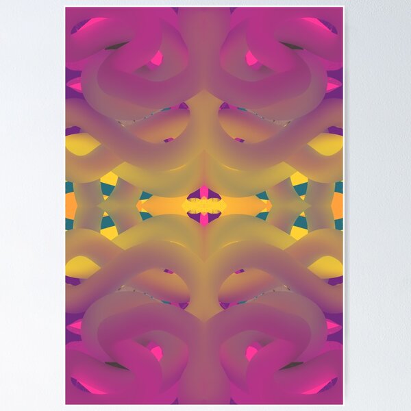 Item preview, Quantum Realm Colorful Abstract Painting 1 designed and sold by JashJhaveri.
