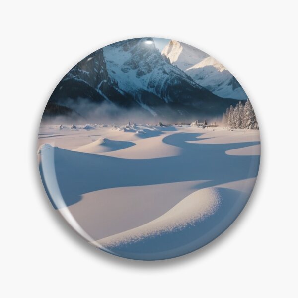Item preview, Snow-capped Peak Landscape designed and sold by vekotpu.