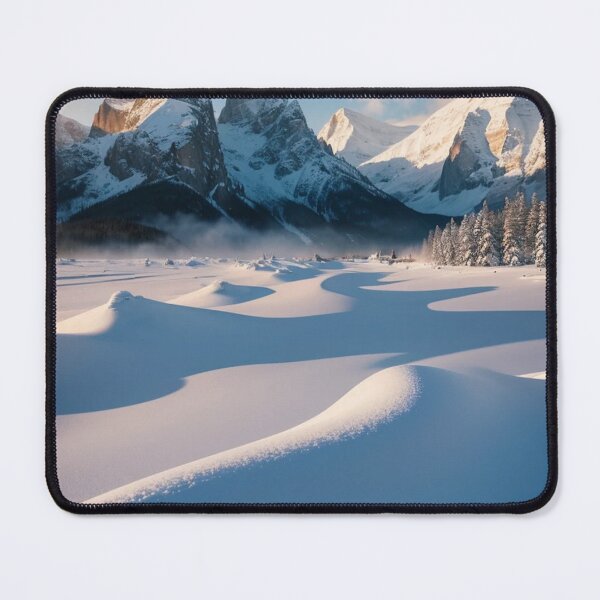 Item preview, Snow-capped Peak Landscape designed and sold by vekotpu.