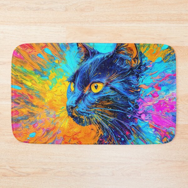 Item preview, Galactic Cat with Electric Aura designed and sold by blackhalt.