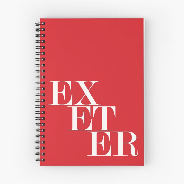 Item preview, Exeter UK City (Red) Typography Minimalist Patriotic Travel Souvenir designed and sold by kakarikihill.