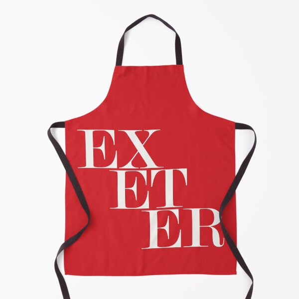 Item preview, Exeter UK City (Red) Typography Minimalist Patriotic Travel Souvenir designed and sold by kakarikihill.