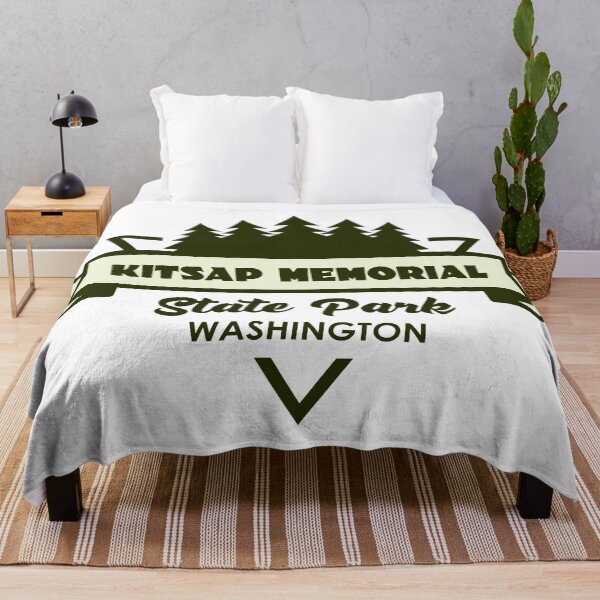 Item preview, Kitsap Memorial State Park Washington Trees And Ribbon designed and sold by bivenart.