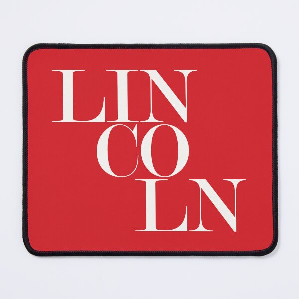 Item preview, Lincoln UK City (Red) Typography Minimalist Patriotic Travel Souvenir designed and sold by kakarikihill.