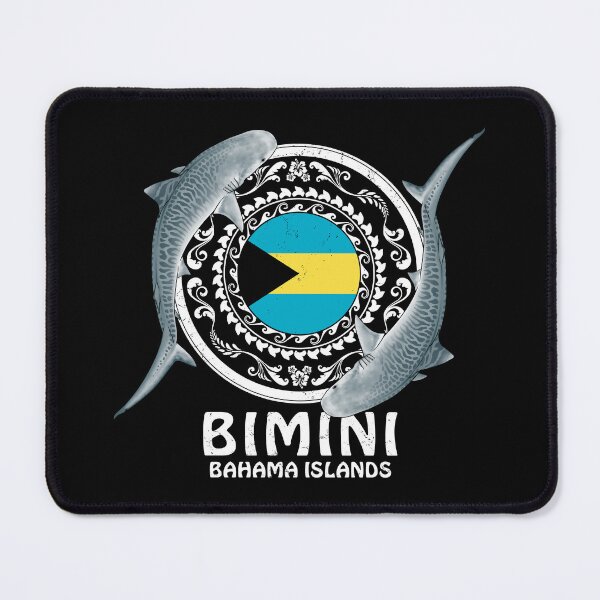 Item preview, Bimini Bahamas tiger shark designed and sold by NicGrayGraphic.